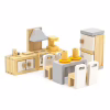 Игровой набор Viga Toys Деревянная мебель для кукол PolarB Кухня и столовая (44038) - Image 1