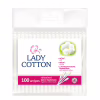 Ватні палички Lady Cotton в поліетиленовому пакеті 100 шт. (4820048487351) - Image 1