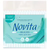 Ватні палички Novita Delicate в поліетиленовому пакеті 100 шт. (4823071615906) - Image 1