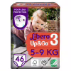 Підгузки Libero Up&Go Розмір 3 (5-9 кг) 46 шт (7322541742076) - Image 1