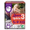 Підгузки Libero Up&Go Розмір 3 (5-9 кг) 46 шт (7322541742076) - Image 1