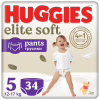 Підгузки Huggies Elite Soft 5 (12-17кг) Mega 34 шт (5029053549354) - Image 1