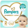 Подгузники Pampers Premium Care Размер 2 (4-8 кг) 136 шт (8006540855812) - Image 1