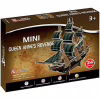 Пазл Cubic Fun 3D Корабель Помста Королеви Анни серія міні (S3031h) - Image 1