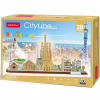 Пазл Cubic Fun Трехмерная головоломка-конструктор City Line Barcelona (MC256h) - Image 1