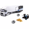 Спецтехника Bburago Фура Mercedes-Benz Actros c погрузчиком (18-31471) - Image 1