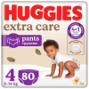 Підгузки Huggies Extra Care Розмір 4 (9-14 кг) Pants Box 80 шт (5029053582405) - Image 1