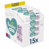 Дитячі вологі серветки Pampers Sensitive 15 x 80 шт. (8001841063188) - Image 1