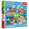 Пазл Trefl The Smurfs Село Смурфів 4 in 1 (35, 48, 54, 70) елемента (5900511346565) - Image 1