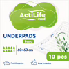 Пелюшки для малюків ActiLife Med Basic 60 х 60, 10 шт (4820174981419) - Image 1