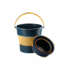 Відро складне СИЛА силіконове 4,6 л orange-black (961001) - Image 1