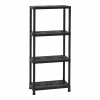 Стелаж Plastmeccanica Universal Vent пластиковий 4 полиці 60х30х138 см чорний (5136) - Image 1