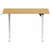 Компьютерный стол OfficePro ODE1470LWW Light Wood/White (ODE1470LWW) - Image 1