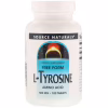 Амінокислота Source Naturals L-Тирозин 500 мг, L-Tyrosine, 100 таблеток (SNS-00190) - Image 1