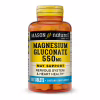 Мінерали Mason Natural Магнію глюконат 550 мг, Magnesium Gluconate, 100 таблеток (MAV06171) - Image 1