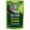 Вологий корм для кішок Monge Cat Bwild GR.FREE Wet Sterilised м'ясо дикого кабана з овочами 85 г (8009470012805) - Image 1