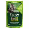Вологий корм для кішок Monge Cat Bwild GR.FREE Wet Sterilised м'ясо дикого кабана з овочами 85 г (8009470012805) - Image 1