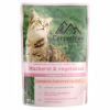 Вологий корм для кішок Carpathian Pet Food з макреллю і овочами в соусі 100 г (4820111141197) - Image 1