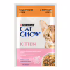 Влажный корм для кошек Purina Cat Chow Kitten с индейкой и цуккини в желе 85г (7613036595001) - Image 1