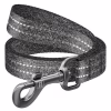Повідець для собак WAUDOG Re-cotton світловідбивний M Ш 20 мм Д 200 см сірий (030911) - Image 1
