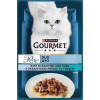 Вологий корм для кішок Purina Gourmet Perle з Океанічною рибою, Тунцем в підливі 85 г (8445291188099) - Image 1