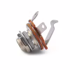 Вихідний роз'єм для гітари Paxphil 1/4 Output Jack (Chrome) (JC10/2P) - Image 1