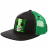 Кепка Jinx Minecraft - Creeper Sequin Youth Snapback Green (JINX-10305) - Image 1