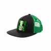 Кепка Jinx Minecraft - Creeper Sequin Youth Snapback Green (JINX-10305) - Image 1