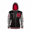Кофта Jinx World of Warcraft Horde Varsity Hoodie Black/Cool Grey/Red L (JINX-10491 BLL) - Image 1