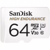 Карта пам'яті SanDisk 64GB microSDXC class 10 UHS-I U3 V30 High Endurance (SDSQQNR-064G-GN6IA) - Image 1