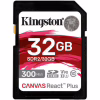 Карта пам'яті Kingston 32GB class 10 UHS-II U3 Canvas React Plus (SDR2/32GB) - Image 1