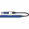 Концентратор Canyon hub DS-02 4in1 USB-A/C Blue (CNS-TDS02BL) - Image 1