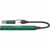 Концентратор Canyon hub DS-02 4in1 USB-A/C Green (CNS-TDS02GR) - Image 1
