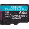 Карта пам'яті Kingston 64GB microSDXC сlass 10 UHS-I U3 V30 A2 Canvas Go Plus G4 (SDCG4/64GBSP) - Image 1