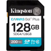 Карта памяти Kingston 128GB SDXC сlass 10 UHS-I U3 V30 Canvas Go Plus G4 (SDG4/128GB) - Image 1