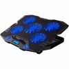 Подставка для ноутбука IceCoorel 10-15", 1*125mm 1400 RPM + 4*70mm 2500 RPM, 2*USB, 365x297x30mm, Blue (K5Bl) - Image 1