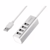 Концентратор HOCO USB 2.0 to 4xUSB Line machine HB1 Silver (6957531038146) - Image 1