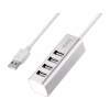 Концентратор HOCO USB 2.0 to 4xUSB Line machine HB1 Silver (6957531038146) - Image 1