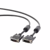 Кабель мультимедійний DVI M to DVI M 1.8m 24+1pin Cablexpert (CC-DVI2-BK-6) - Image 1