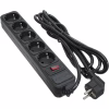 Сетевой фильтр питания Patron 3.0 m3*1mm2 (SP-1053) 5 розеток BLACK (EXT-PN-SP-1053) - Image 1