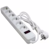 Мережевий фільтр живлення Patron 5m (SP-1065W), 6 розеток White (EXT-PN-SP-1065W) - Image 1