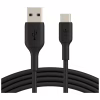Дата кабель USB 2.0 AM to USB-C 1.0m PVC black Belkin (CAB001BT1MBK) - Image 1