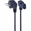 Кабель живлення C13 1.5m 90° corner Cablexpert (PC-186A-VDE1B-1.5M) - Image 1