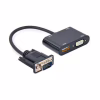 Перехідник Cablexpert VGA to HDMI/VGA+audio 3.5mm (A-VGA-HDMI-02) - Image 1