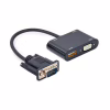 Перехідник Cablexpert VGA to HDMI/VGA+audio 3.5mm (A-VGA-HDMI-02) - Image 1