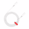 Дата кабель USB-C to USB-C 1.2m CC100SC 100W White Canyon (CNS-CC100SC12W) - Image 1