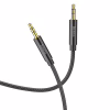 Кабель мультимедійний 3.5mm M to 3.5mm M 2.0m Black HOCO (6931474759894) - Image 1