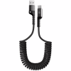 Дата кабель USB 2.0 AM to USB-C 1.0m Spiral 2.4A black Armorstandart (ARM75390) - Image 1