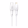 Дата кабель USB-C to Lightning 1.0m 27W High Elastic Zeus XO (NBQ239A_White) - Image 1
