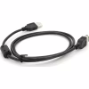 Дата кабель USB 2.0 AM/AF 1.0m ferrite black Voltronic (YT-AM/AF-1.0B) - Image 1